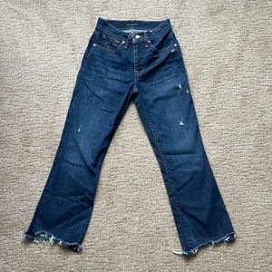 Lucky brand cropped boot cut jeans